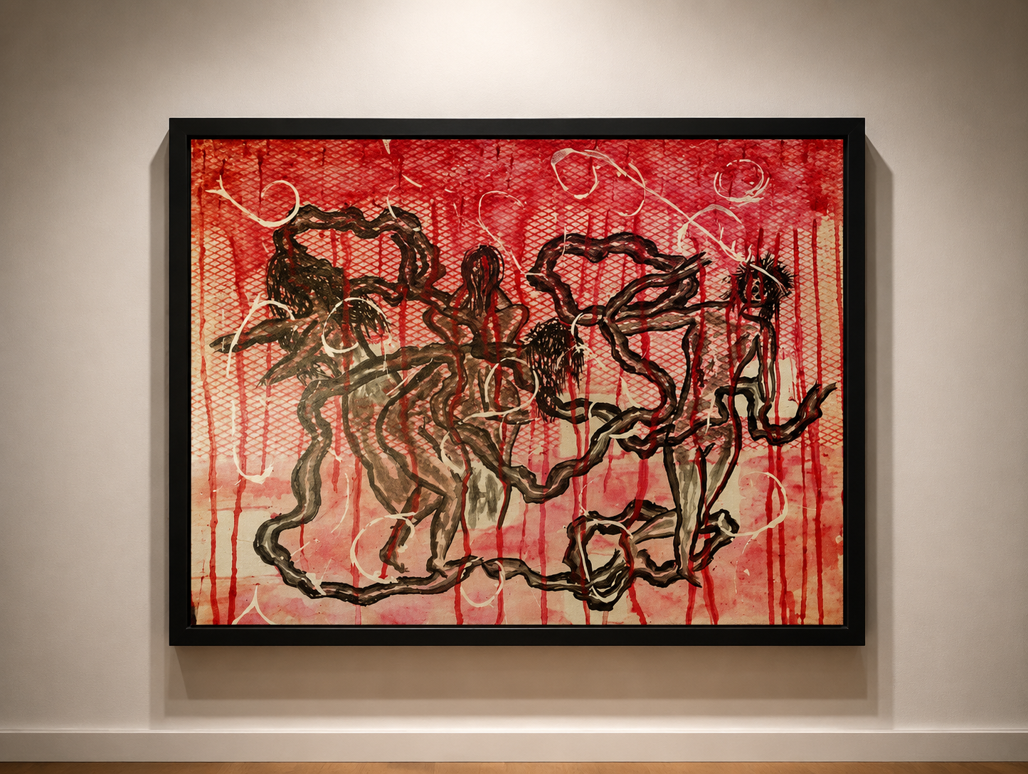 Mixed-Media Figure Study I